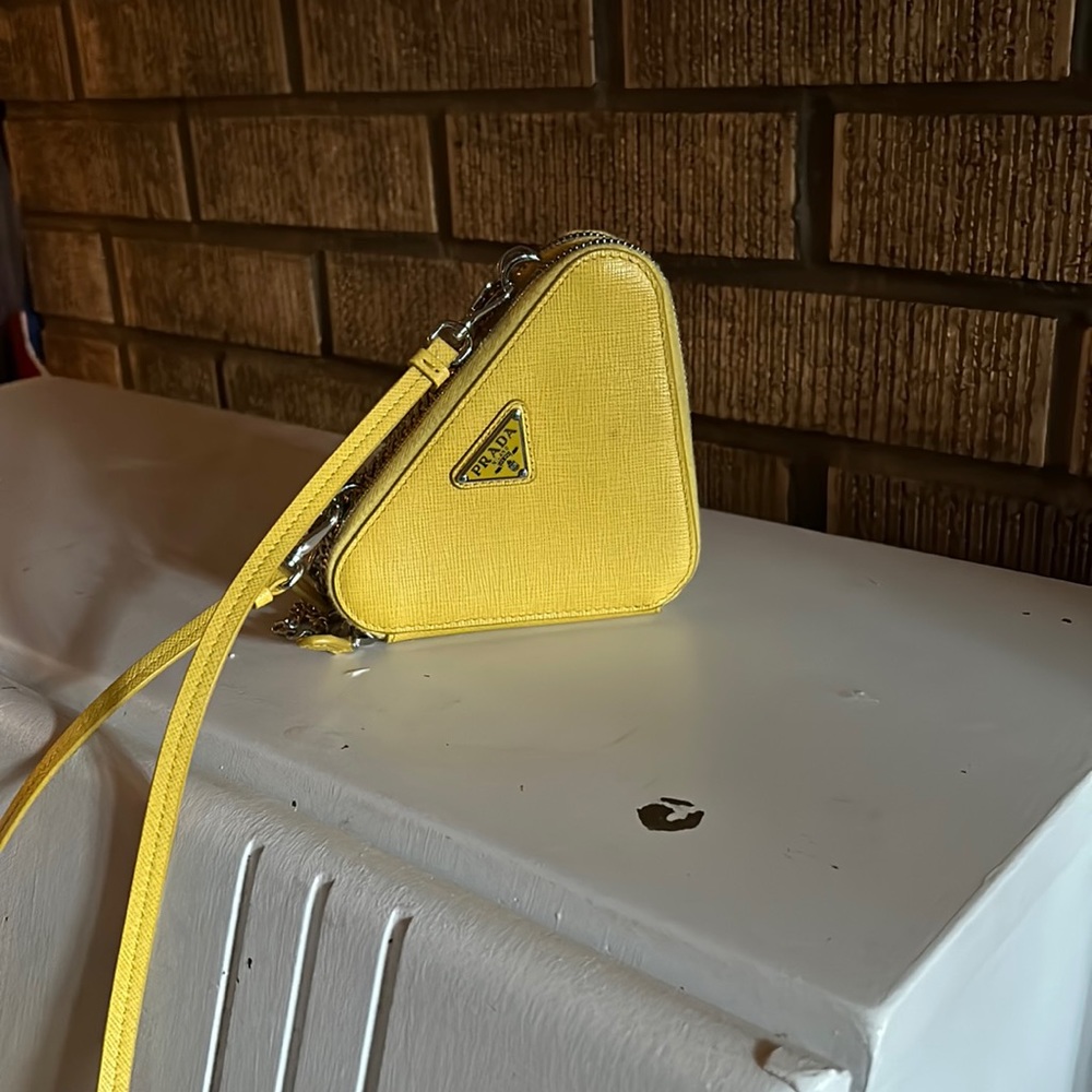 Prada Mini Triangle Crossbody Bag